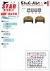 Star Decals 72-A1118 StuG-Abt #3 Generic insignia and unit markings for the Sturmgeschûtz units. StuG-Abt 203, 209, 210, 245 1/72